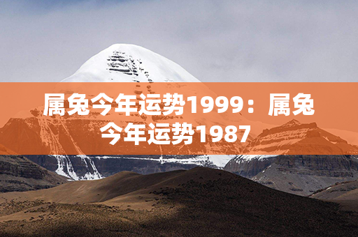 属兔今年运势1999：属兔今年运势1987 