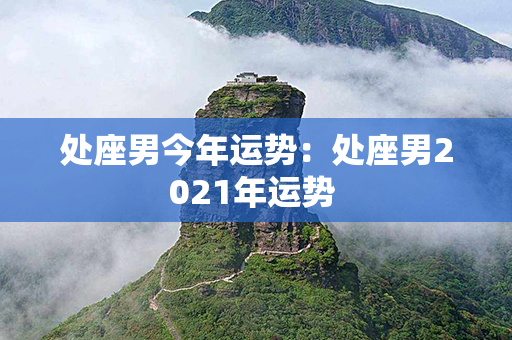 处座男今年运势：处座男2021年运势 