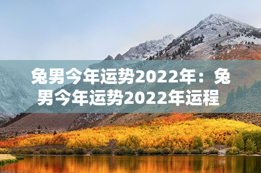 兔男今年运势2022年：兔男今年运势2022年运程 