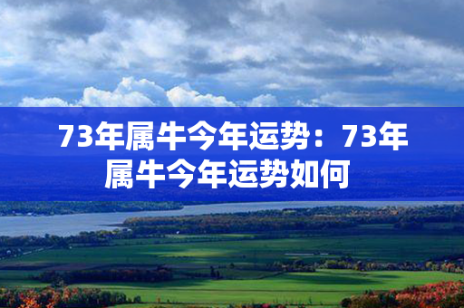 73年属牛今年运势：73年属牛今年运势如何 