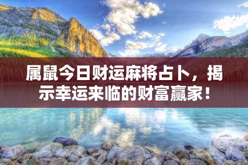 属鼠今日财运麻将占卜，揭示幸运来临的财富赢家！