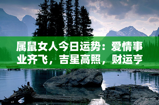 属鼠女人今日运势：爱情事业齐飞，吉星高照，财运亨通！