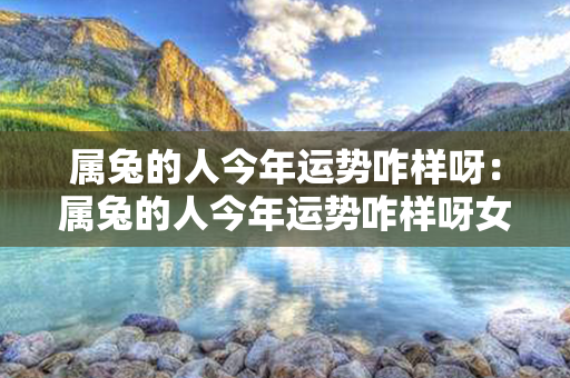 属兔的人今年运势咋样呀：属兔的人今年运势咋样呀女 