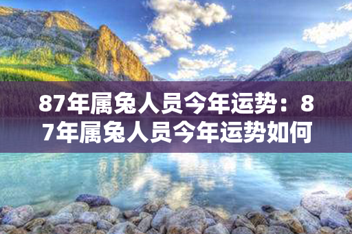 87年属兔人员今年运势：87年属兔人员今年运势如何 