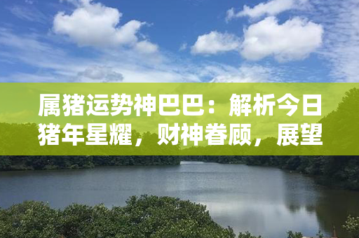 属猪运势神巴巴：解析今日猪年星耀，财神眷顾，展望愈发美好的未来！