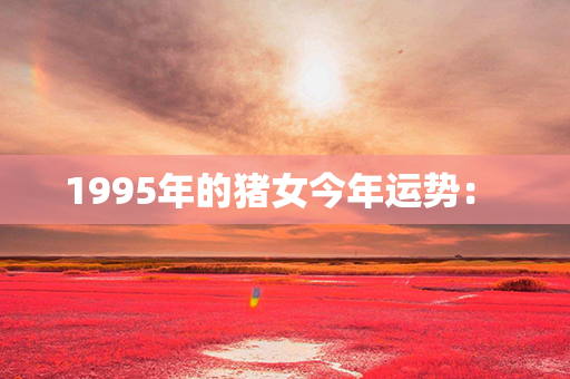 1995年的猪女今年运势： 