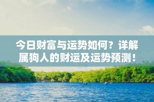 今日财富与运势如何？详解属狗人的财运及运势预测！