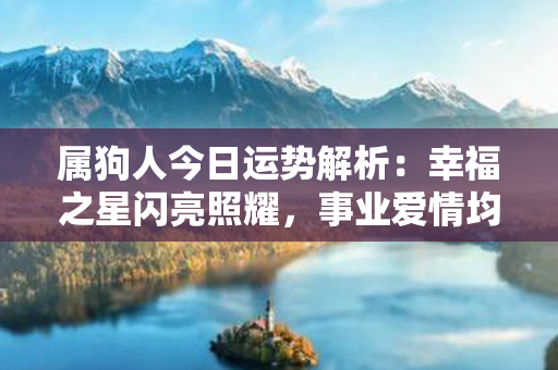 属狗人今日运势解析：幸福之星闪亮照耀，事业爱情均如意