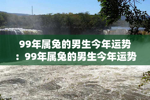 99年属兔的男生今年运势：99年属兔的男生今年运势如何 