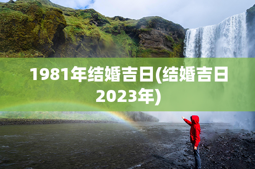 1981年结婚吉日(结婚吉日2023年)