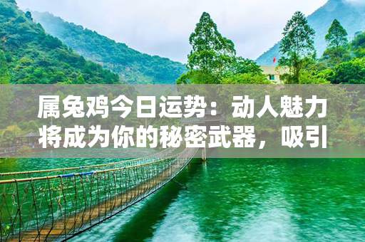 属兔鸡今日运势：动人魅力将成为你的秘密武器，吸引好运不期而至！