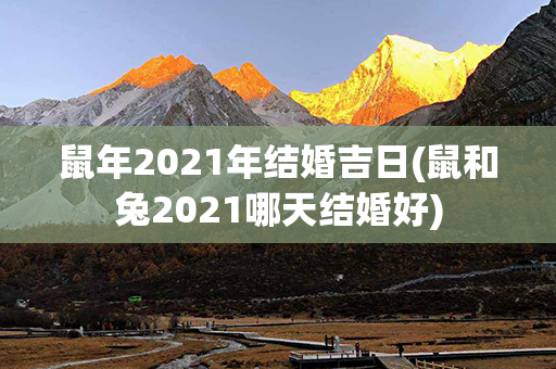 鼠年2021年结婚吉日(鼠和兔2021哪天结婚好)