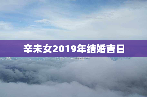 辛未女2019年结婚吉日