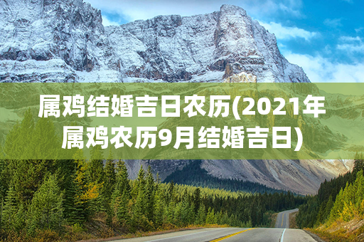 属鸡结婚吉日农历(2021年属鸡农历9月结婚吉日)