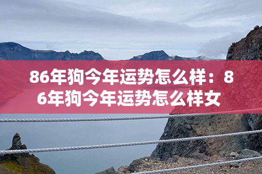 86年狗今年运势怎么样：86年狗今年运势怎么样女 