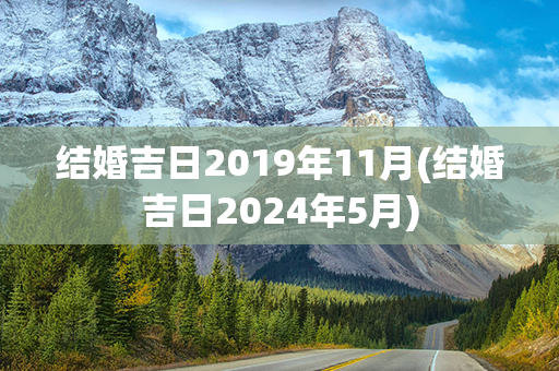 结婚吉日2019年11月(结婚吉日2024年5月)