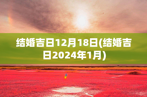 结婚吉日12月18日(结婚吉日2024年1月)