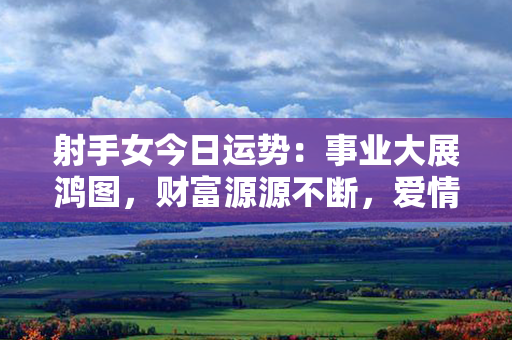 射手女今日运势：事业大展鸿图，财富源源不断，爱情甜蜜如初，健康活力满满！