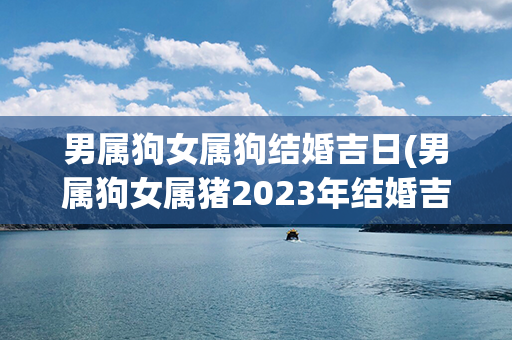 男属狗女属狗结婚吉日(男属狗女属猪2023年结婚吉日)