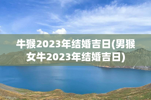 牛猴2023年结婚吉日(男猴女牛2023年结婚吉日)