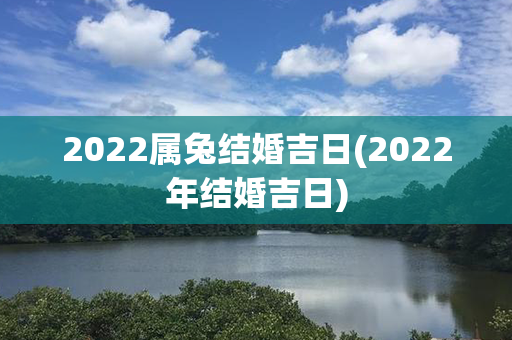 2022属兔结婚吉日(2022年结婚吉日)