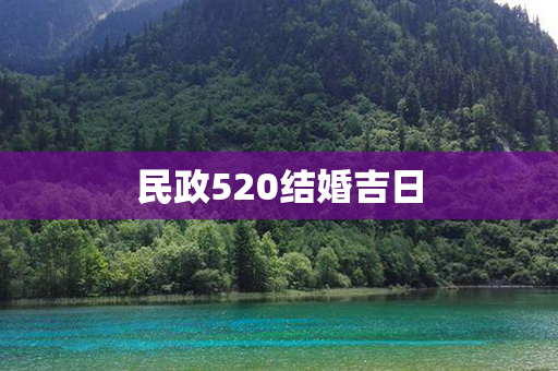 民政520结婚吉日