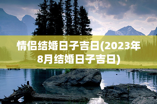 情侣结婚日子吉日(2023年8月结婚日子吉日)