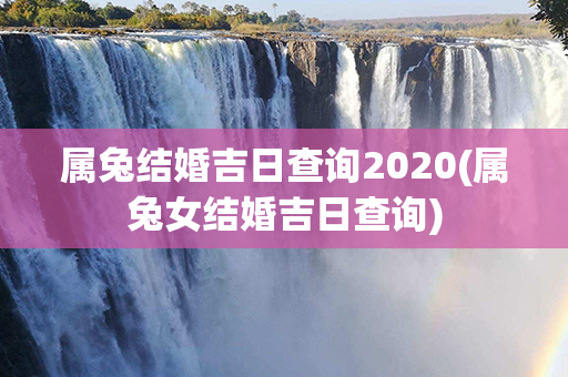 属兔结婚吉日查询2020(属兔女结婚吉日查询)