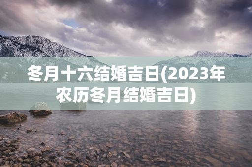 冬月十六结婚吉日(2023年农历冬月结婚吉日)