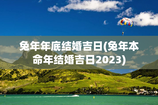 兔年年底结婚吉日(兔年本命年结婚吉日2023)