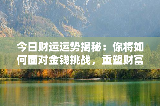 今日财运运势揭秘：你将如何面对金钱挑战，重塑财富轨迹？