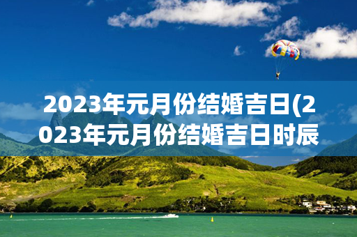 2023年元月份结婚吉日(2023年元月份结婚吉日时辰)