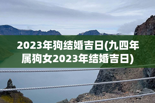 2023年狗结婚吉日(九四年属狗女2023年结婚吉日)