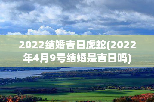 2022结婚吉日虎蛇(2022年4月9号结婚是吉日吗)