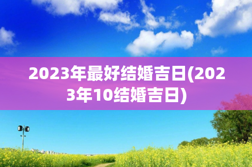 2023年最好结婚吉日(2023年10结婚吉日)