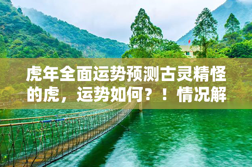 虎年全面运势预测古灵精怪的虎，运势如何？！情况解析，好运与挑战共存，化身赢家！