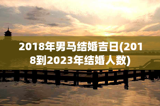 2018年男马结婚吉日(2018到2023年结婚人数)