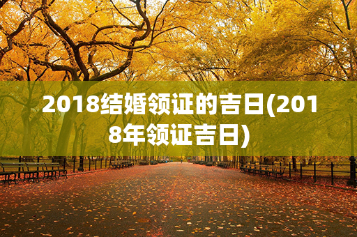 2018结婚领证的吉日(2018年领证吉日)