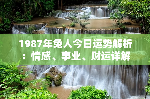 1987年兔人今日运势解析：情感、事业、财运详解