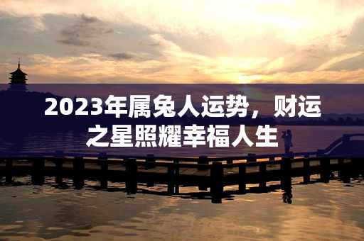 2023年属兔人运势，财运之星照耀幸福人生