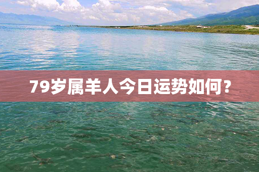 79岁属羊人今日运势如何？