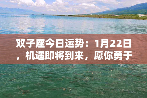 双子座今日运势：1月22日，机遇即将到来，愿你勇于把握