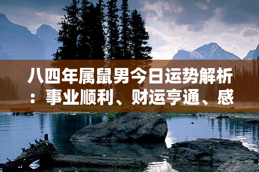 八四年属鼠男今日运势解析：事业顺利、财运亨通、感情甜蜜友好