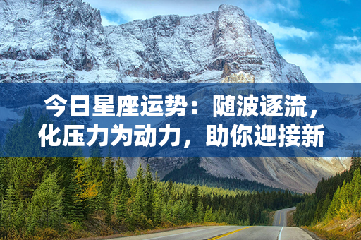 今日星座运势：随波逐流，化压力为动力，助你迎接新的挑战