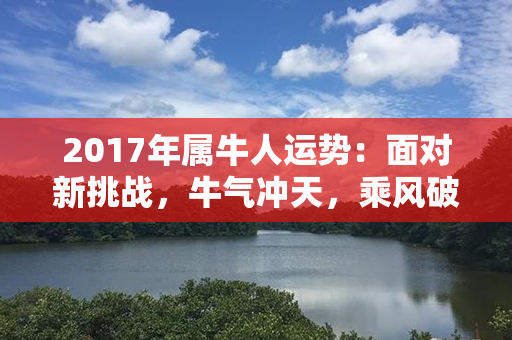 2017年属牛人运势：面对新挑战，牛气冲天，乘风破浪！