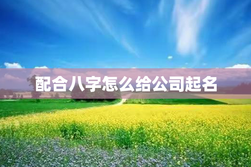 配合八字怎么给公司起名