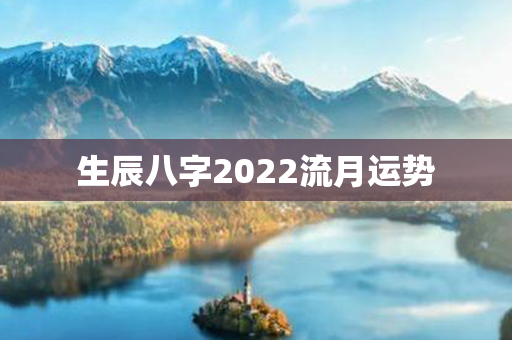 生辰八字2022流月运势