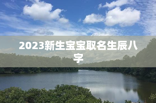 2023新生宝宝取名生辰八字