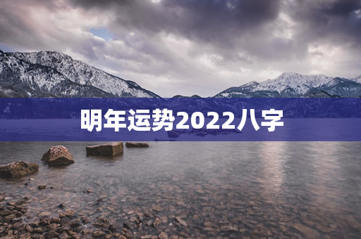 明年运势2022八字