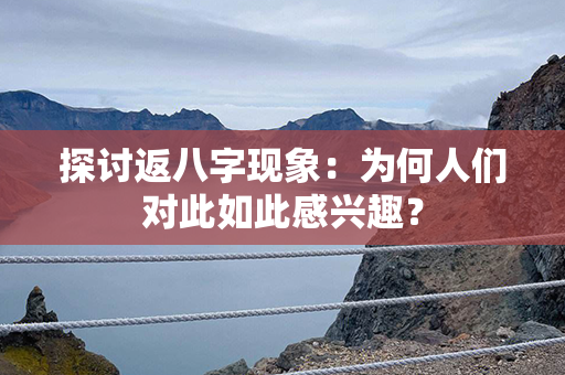 探讨返八字现象：为何人们对此如此感兴趣？